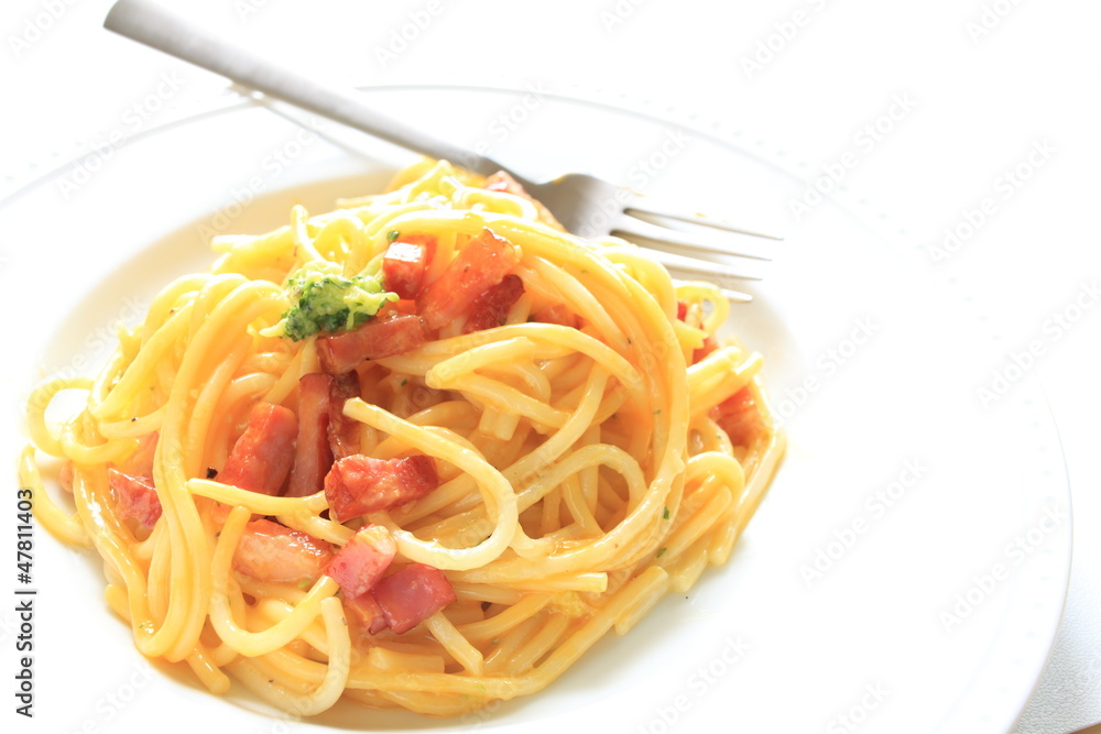 italian cuisine, Carbonara spaghetti