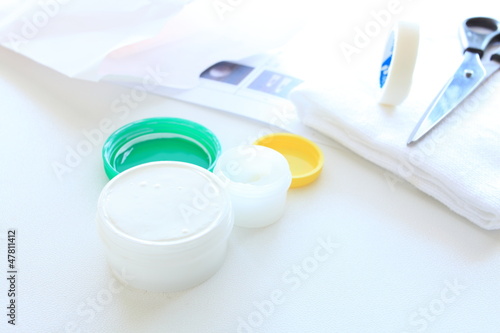 ointment and tape for skin atopy