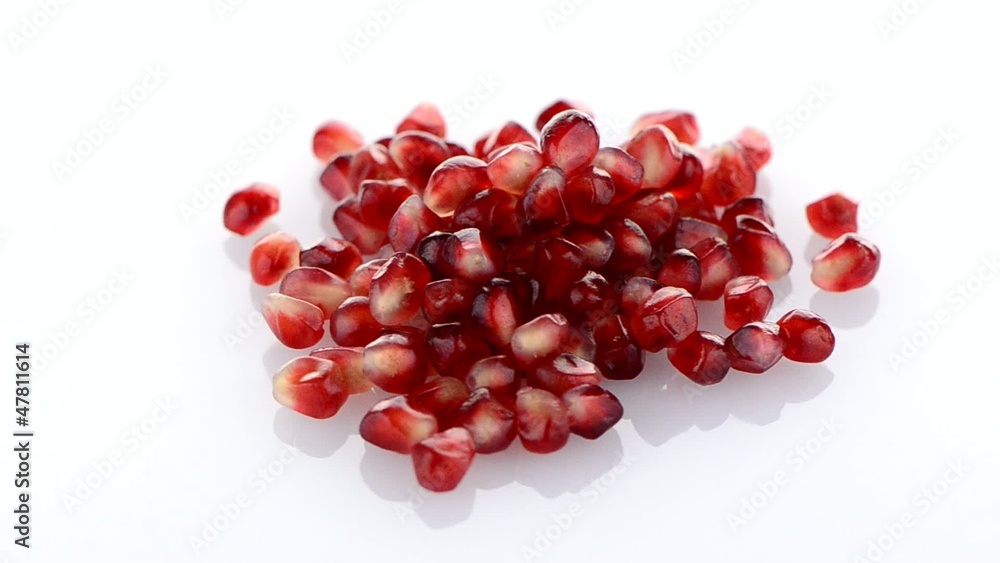 Pomegranate seed pile Pomegranate seed pile