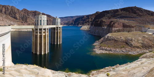 Lake Mead at Hoover Dam Panorama