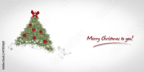 Christmas card - format DL