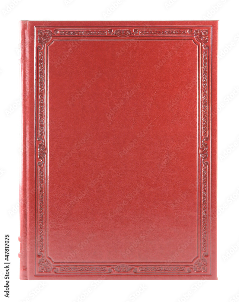 Red book isolated on white background. Blank hardcover. Red book isolated on white background. Blank hardcover.