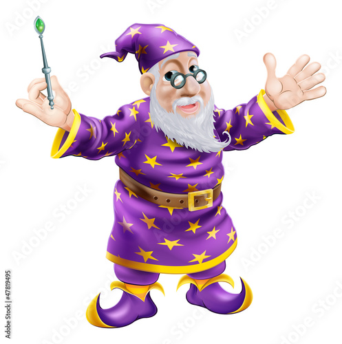 Wizard with Wand