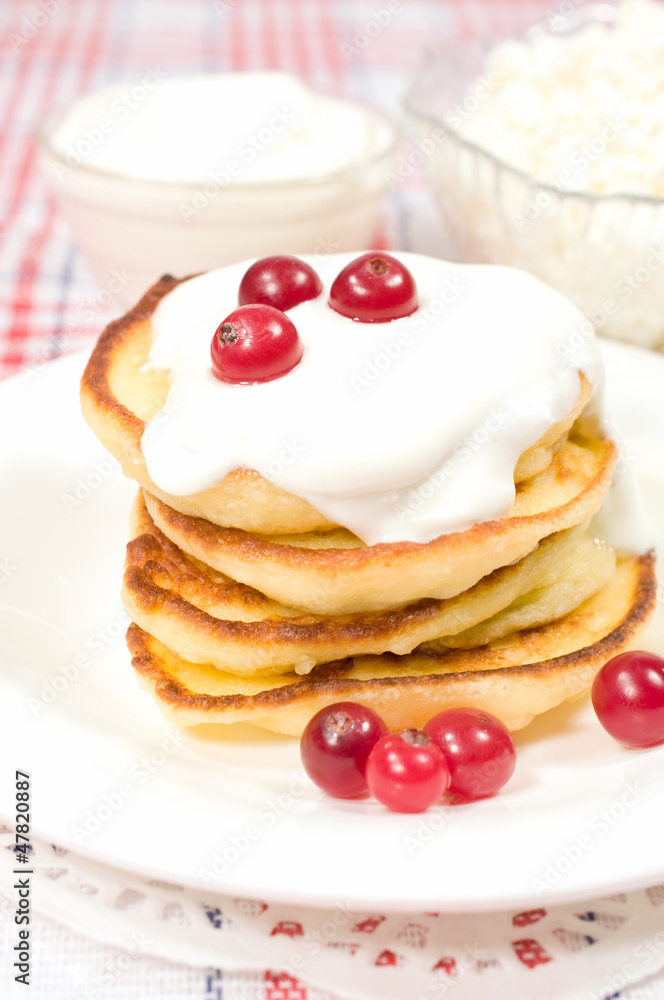Still Life with sweet pancakes Still Life with sweet pancakes