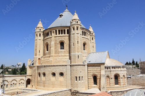 The Church of the Dormition in Jerusalem   israel