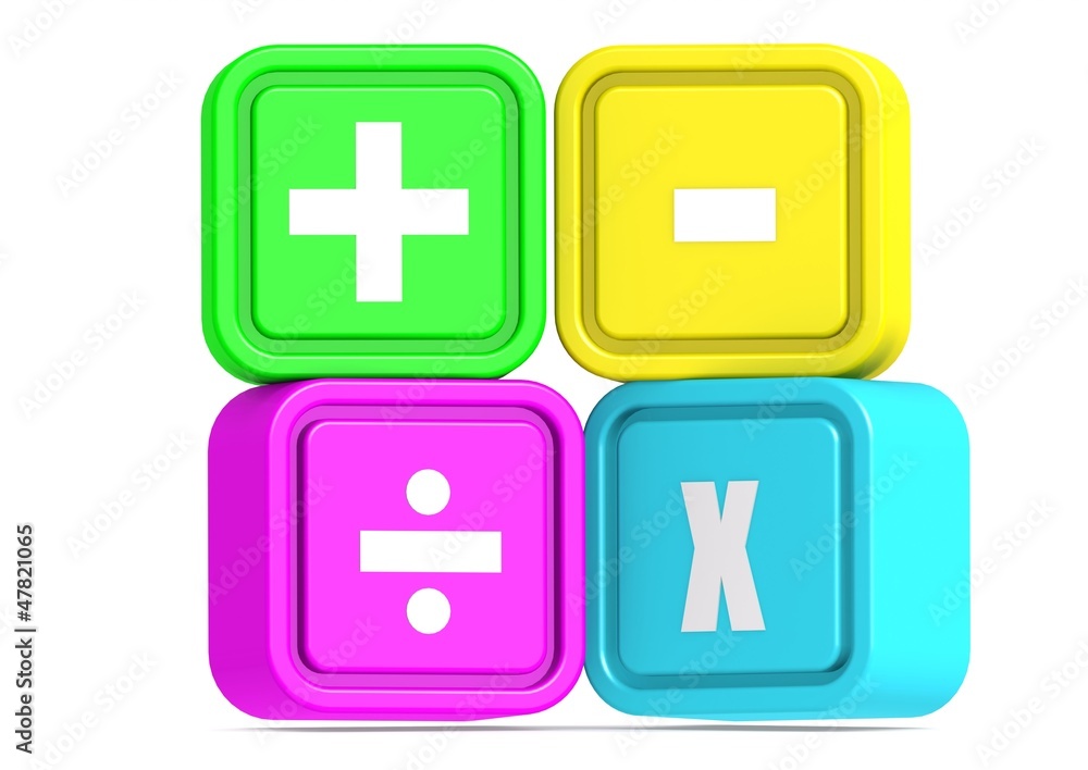 Fototapeta premium Math sign