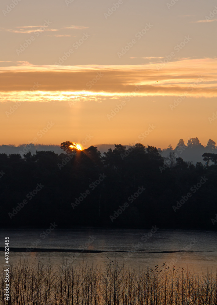 Obraz premium Sun Pillar