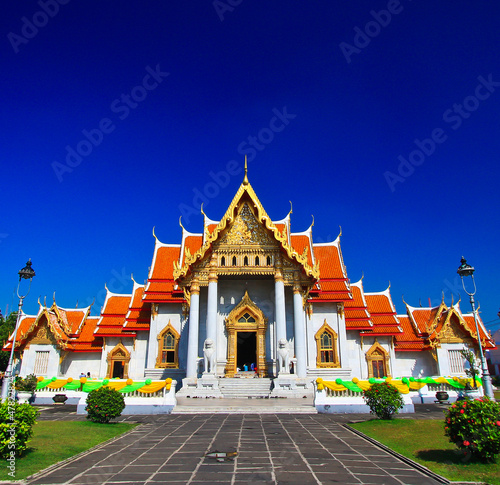 Temple(Wat Benchamabophit) in bangkok thailand
