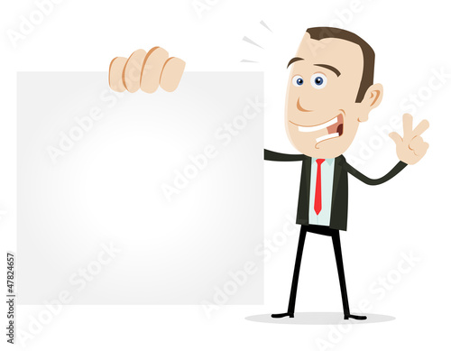 Cartoon Businessman VCard