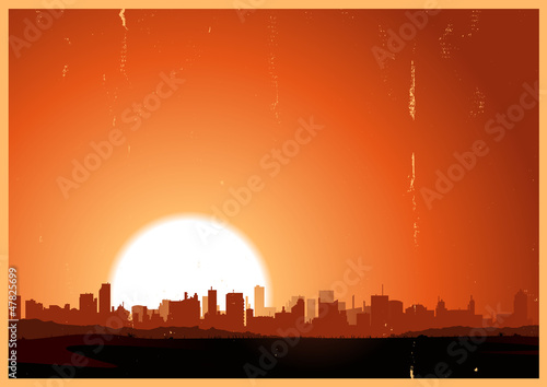 Summer Sunrise City