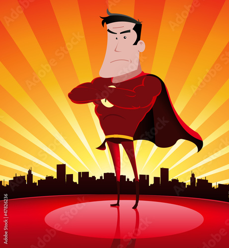 Super Hero In The City