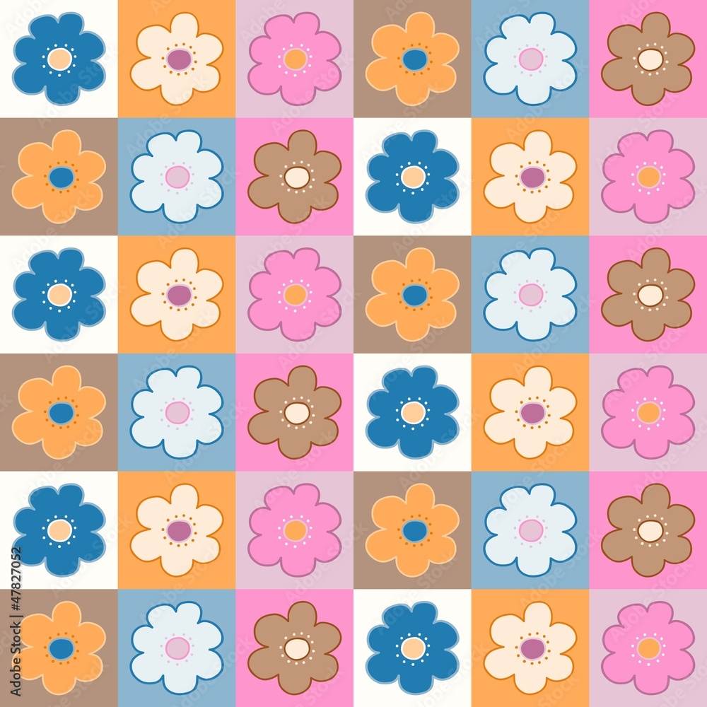 Floral tiles Floral tiles