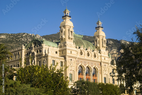 Facade of the Salle Garnier, home of the Monte Carlo Opera