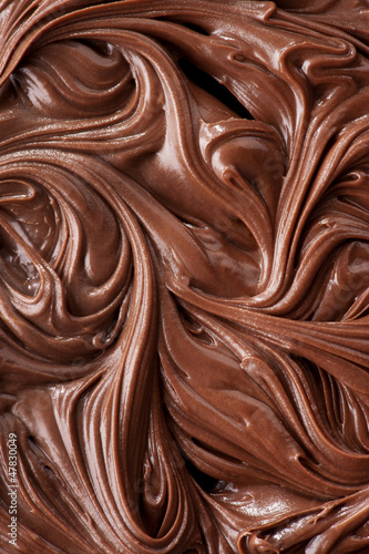 Melted milk chocolate