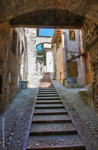 Alleyway. San Gemini. Umbria. Italy. © Mi.Ti.