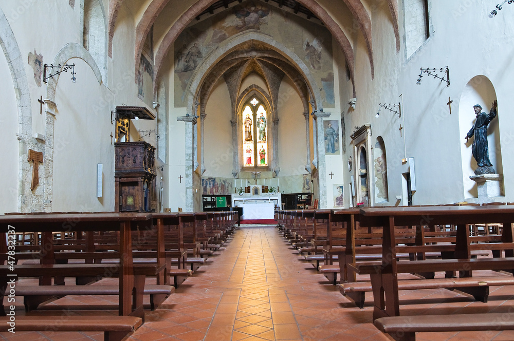 Church of St. Francesco. San Gemini. Umbria. Italy.