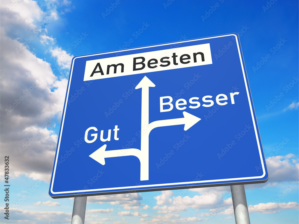 Gut Besser Am Besten StockIllustration Adobe Stock