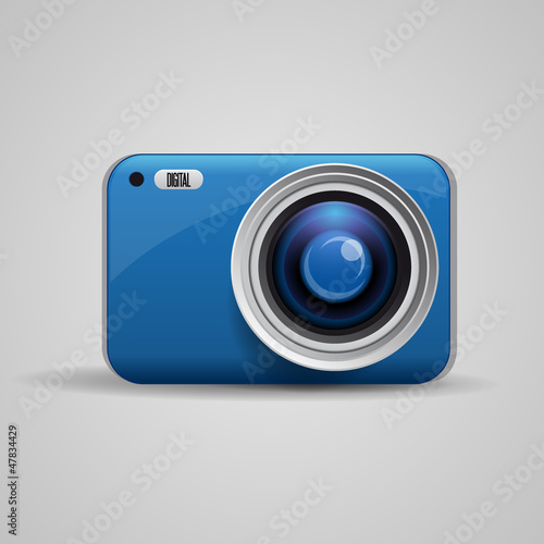 Digital camera blue