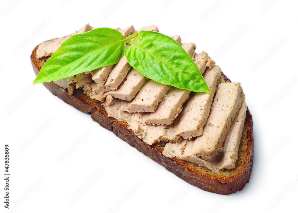 Pate with bread