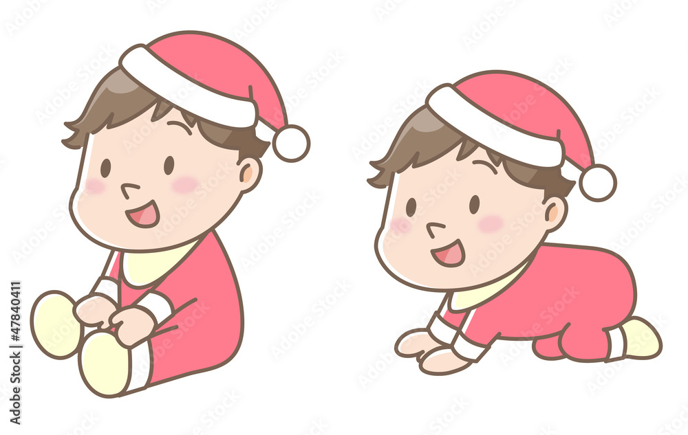 赤ちゃんサンタ 赤ちゃんサンタ
