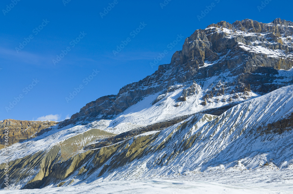 Top of High mountains, covered by snow Top of High mountains, covered by snow