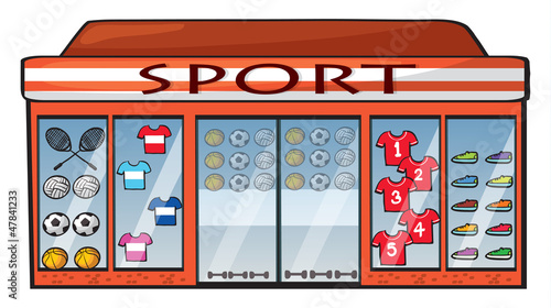 A sports shop