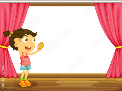 A girl and a window