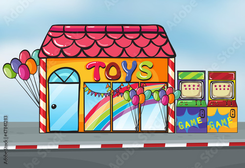 A toy shop