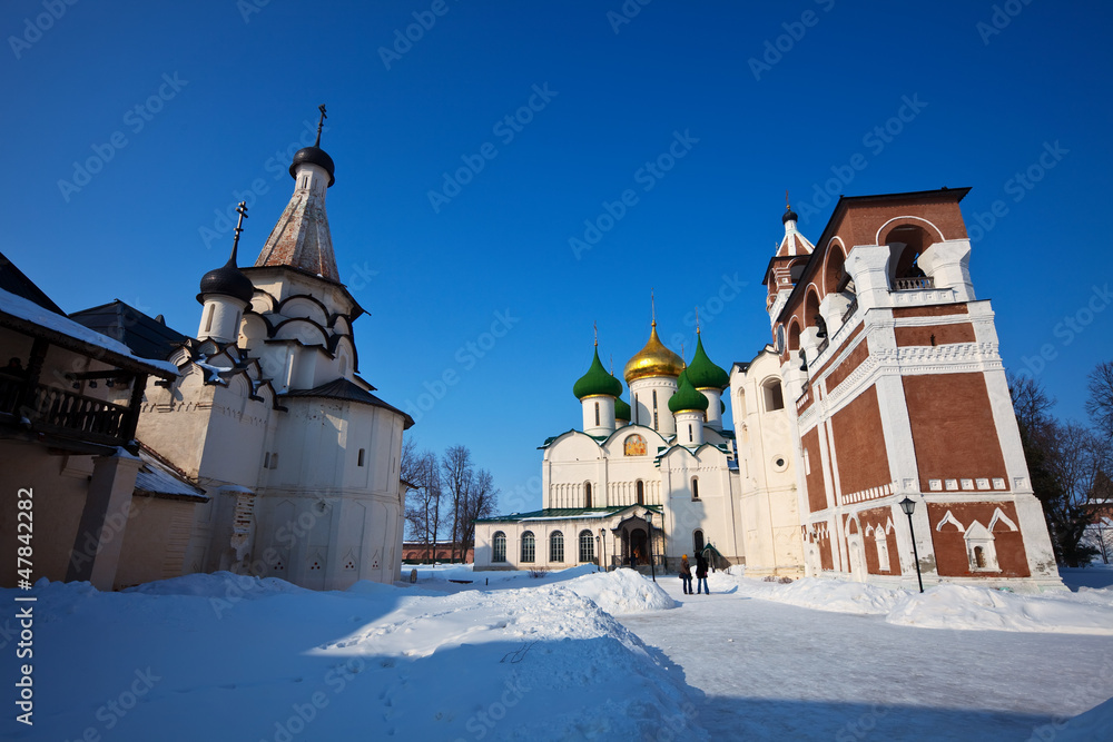 Saviour-Euthimiev monastery in winter. Russia