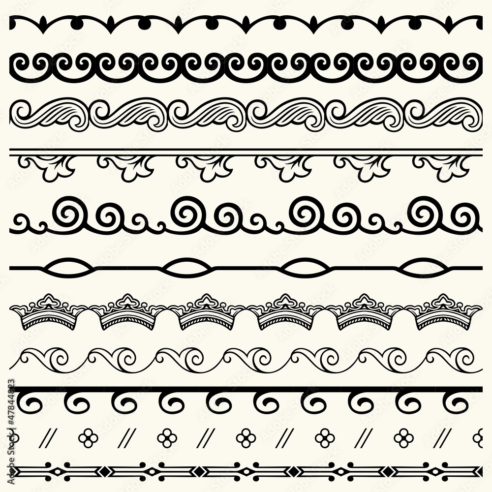 Design horizontal elements Design horizontal elements