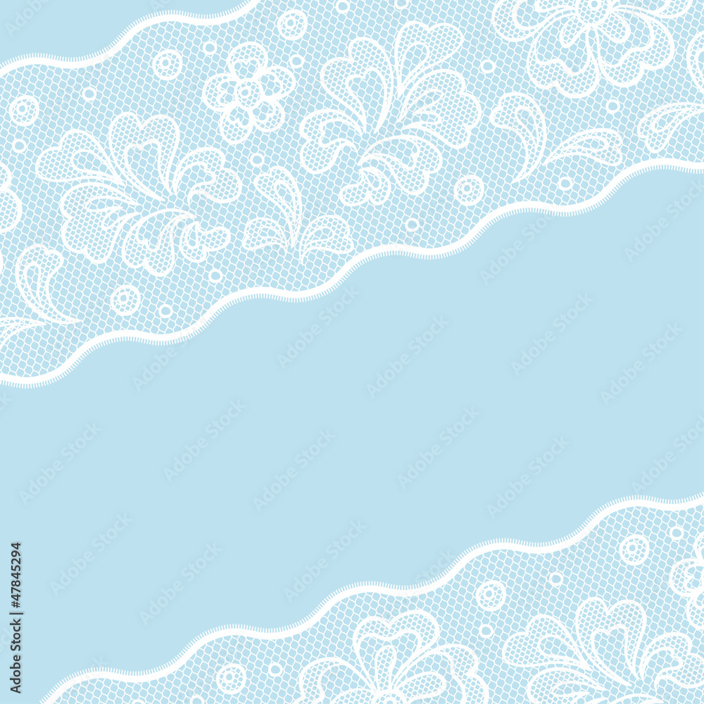 Obraz premium Vintage lace background ornamental flowers, invitation card.