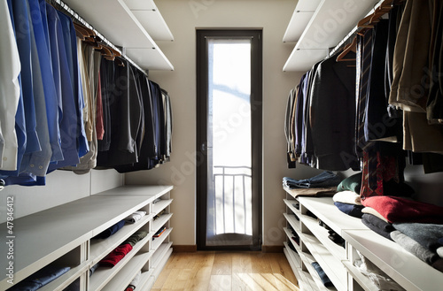 Photo interior, wardrobe