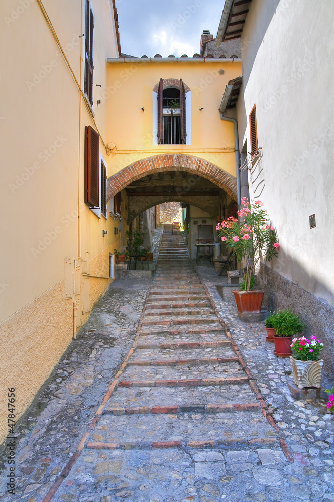 Alleyway. Amelia. Umbria. Italy.