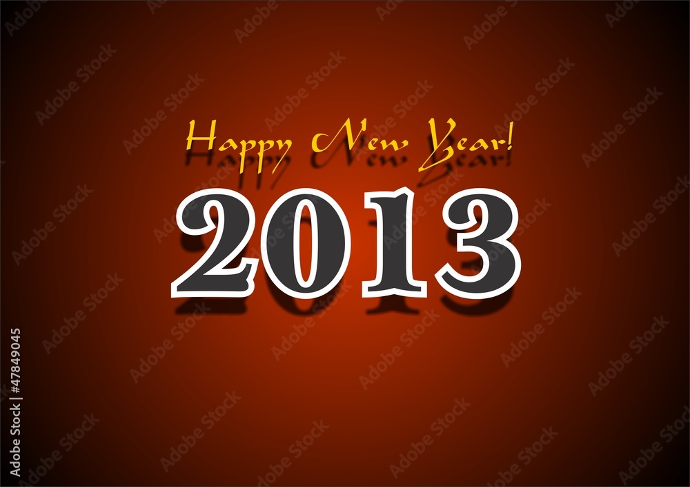 Happy New Year card design Happy New Year card design