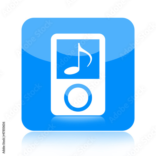 Obraz na płótnie Mp3 music player icon