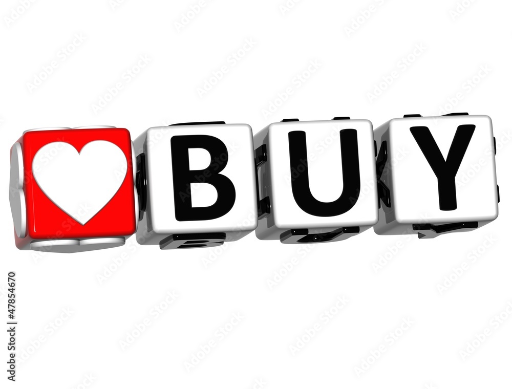 3D Love Buy Button Click Here Block Text 3D Love Buy Button Click Here Block Text