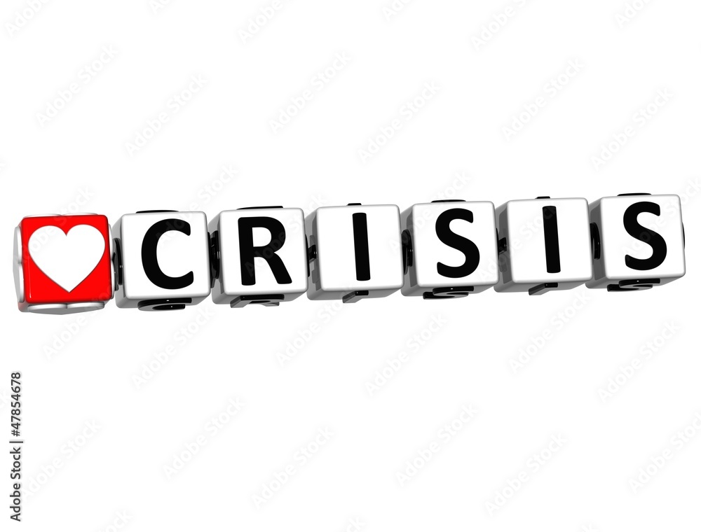 3D Love Crisis Button Click Here Block Text 3D Love Crisis Button Click Here Block Text