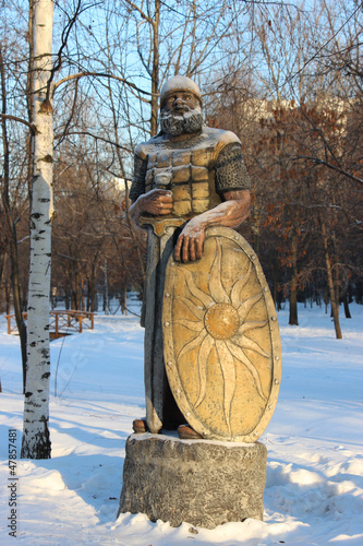 Sculpture  Russian soldier 