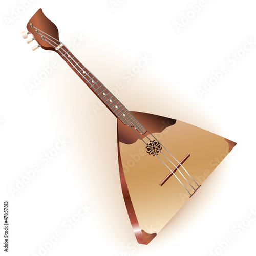 Traditional Russian balalaika