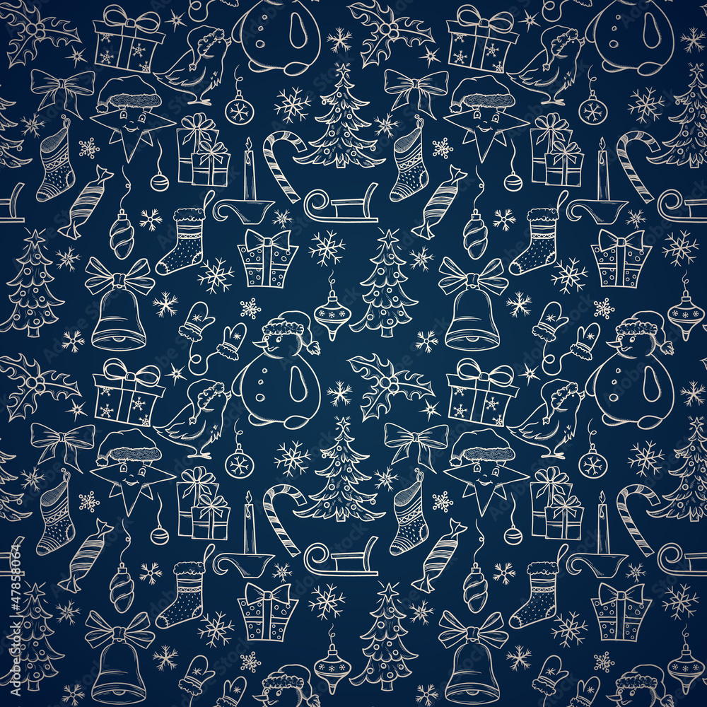 Christmas seamless background Christmas seamless background
