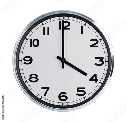 Round wall clock