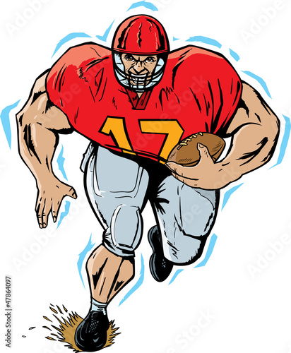 Giant Football player