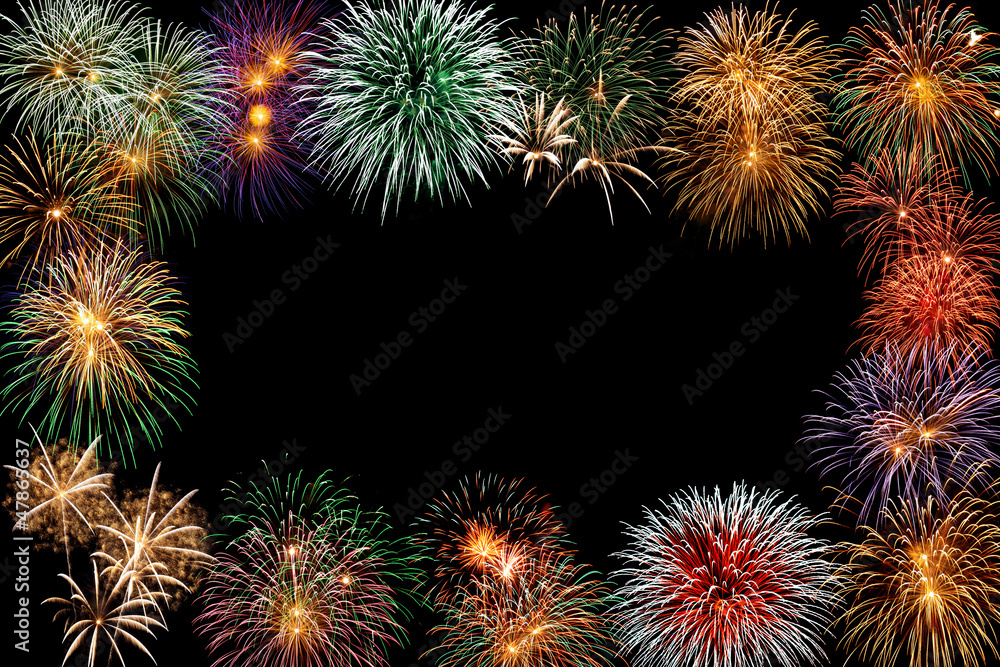 Fototapeta premium Fireworks display celebration