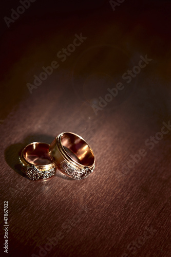 Pair wedding rings