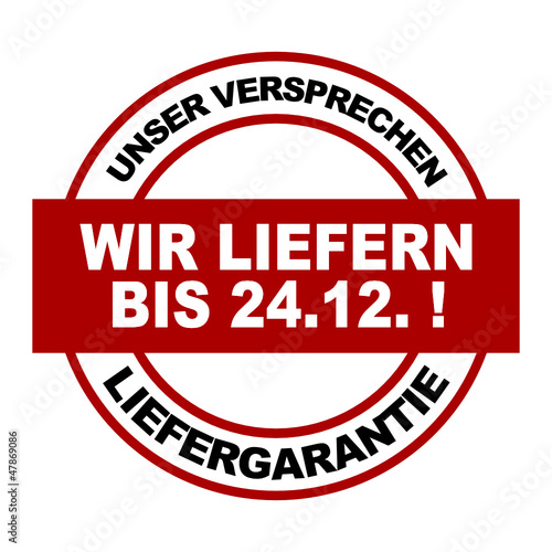 stempel wir liefern bis 24.12. !