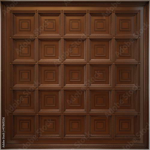 Foto Classical wooden coffered ceiling