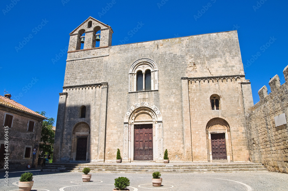 St. Maria in Castello Church. Tarquinia. Lazio. Italy. St. Maria in Castello Church. Tarquinia. Lazio. Italy.