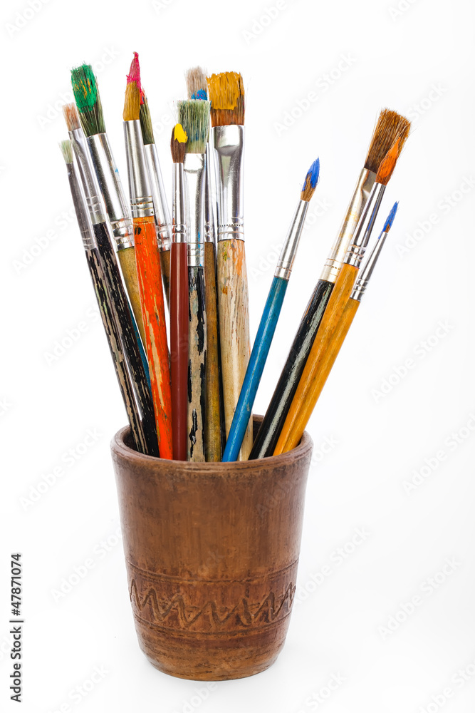 Paints and brushes Paints and brushes