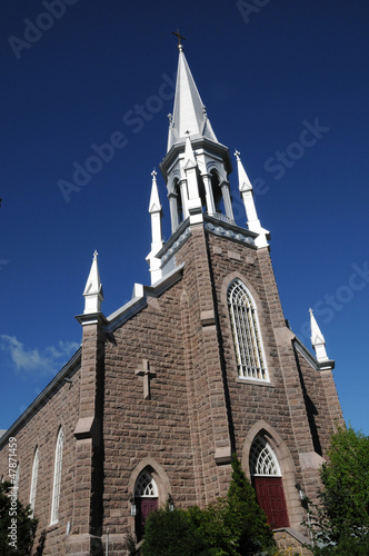 Quebec, the historical church of Roberval photo