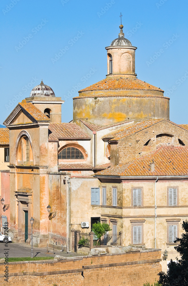 Church of SS. Martiri. Tuscania. Lazio. Italy.